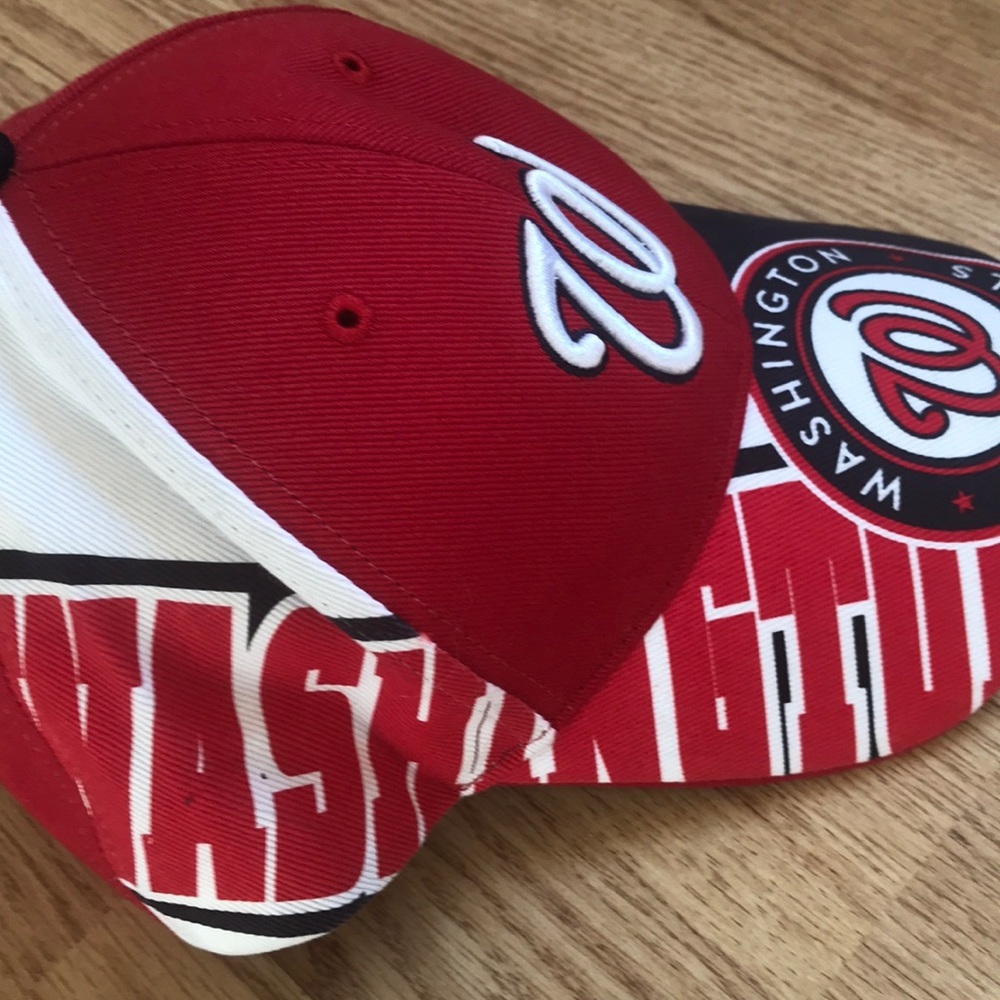 Washington Nationals WORLD 🌎 SERIES WINNER! Nats hat NWT 47 brand youth - Picture 6 of 8